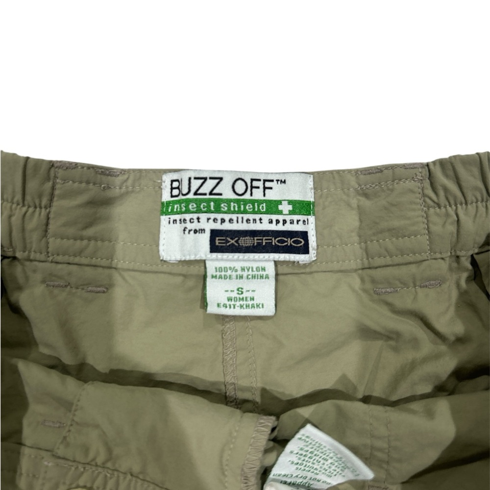Exofficio Buzz Off Pants Women’s Small Insect Shield Convertible Green - Picture 4 of 5